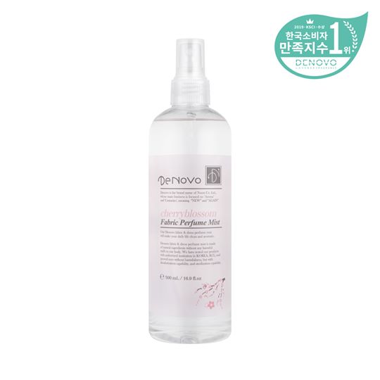 Nước Xịt Thơm Quần Áo Hàn Quốc Denovo Hương Cherry Blossom 500Ml