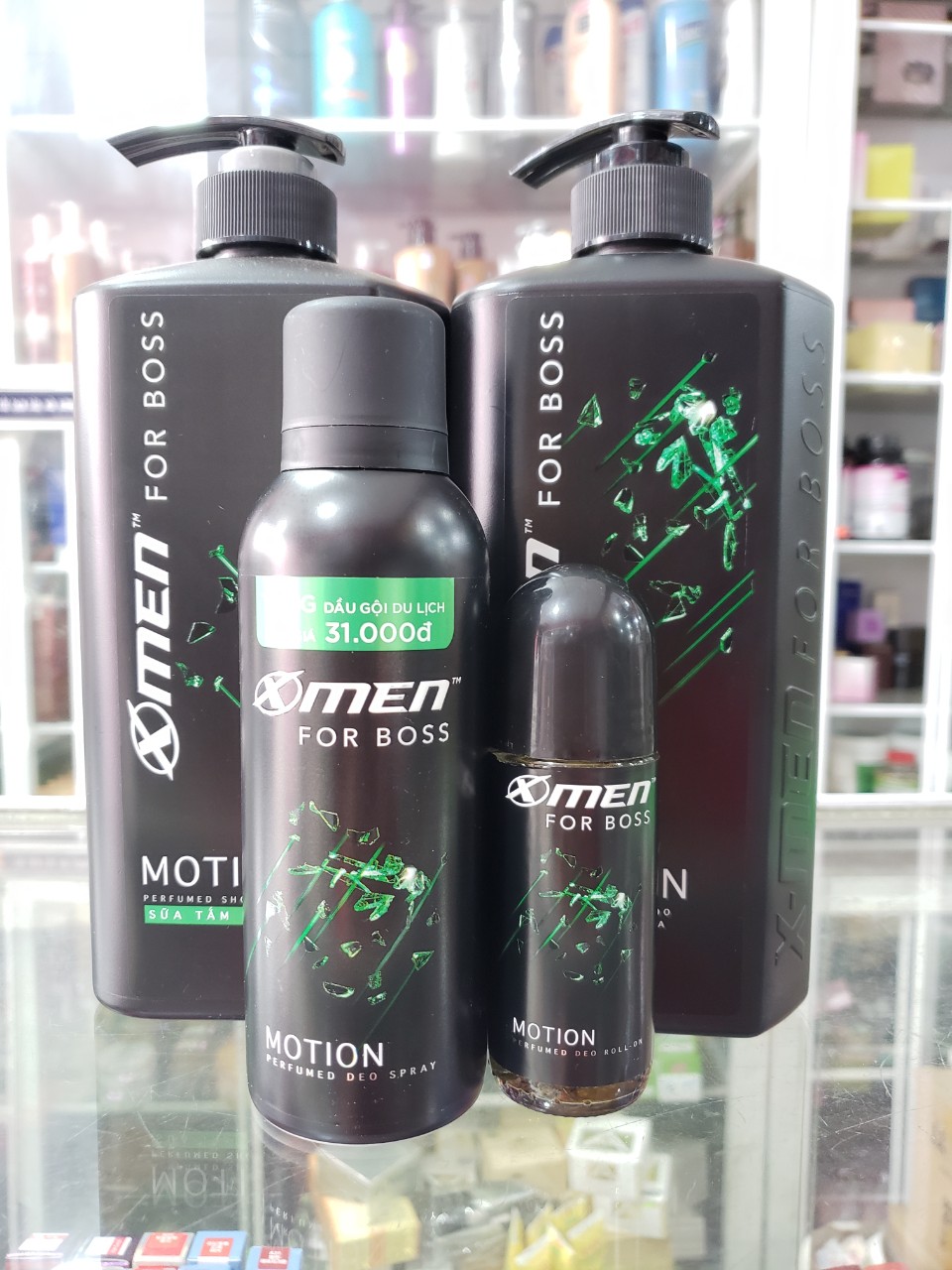 [Hcm]Combo Bộ Chăm Sóc Da Toàn Thân Dfanh Cho Nam Hương Nước Hoa Xmen For Boss Motion