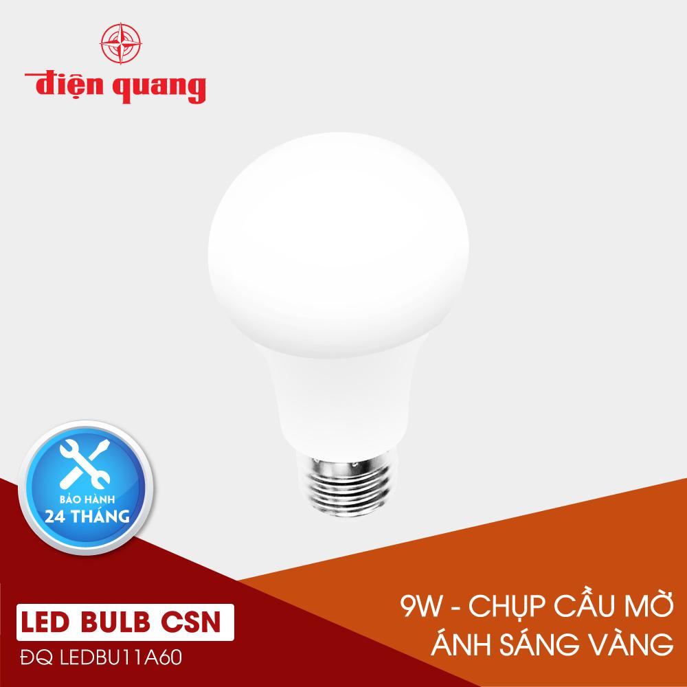 Đèn LED Bulb Điện Quang ĐQ LEDBU11A60 09727 (9W chụp cầu mờ)