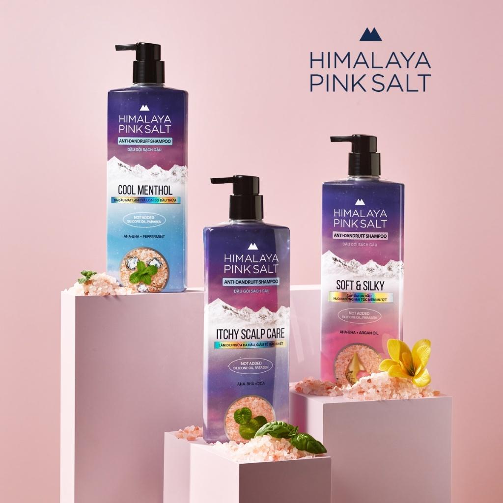 Dầu Gội Sạch Gàu Muối Hồng Himalaya Pink Salt 650ml