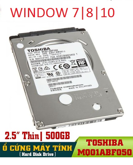 Ổ Cứng Laptop HDD Toshiba 2.5 Inch 500GB 7200rpm