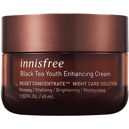 [HCM](Chính hãng) Kem dưỡng da ban đêm ngăn ngừa lão hóa từ trà đen innisfree Black Tea Youth Enhancing Cream 45ml