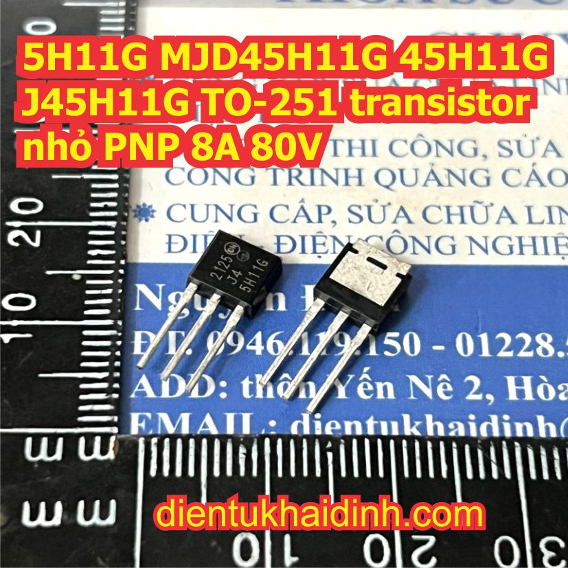 5 con 4H11G MJD44H11G J44H11G 44H11G / 5H11G MJD45H11G 45H11G J45H11G TO-252 / TO-251 transistor NPN