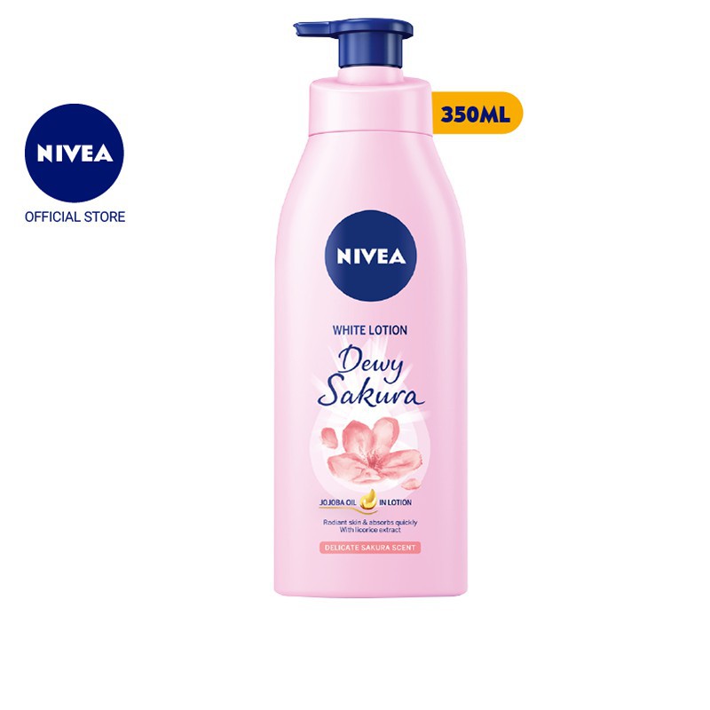 Sữa Dưỡng Thể Nivea Dưỡng Sáng Da Dewy Sakura Hương Hoa Anh Đào 350Ml Sản Phẩm Tốt Chất Lượng Cao Cam Kết Như Hình Độ Bền Cao