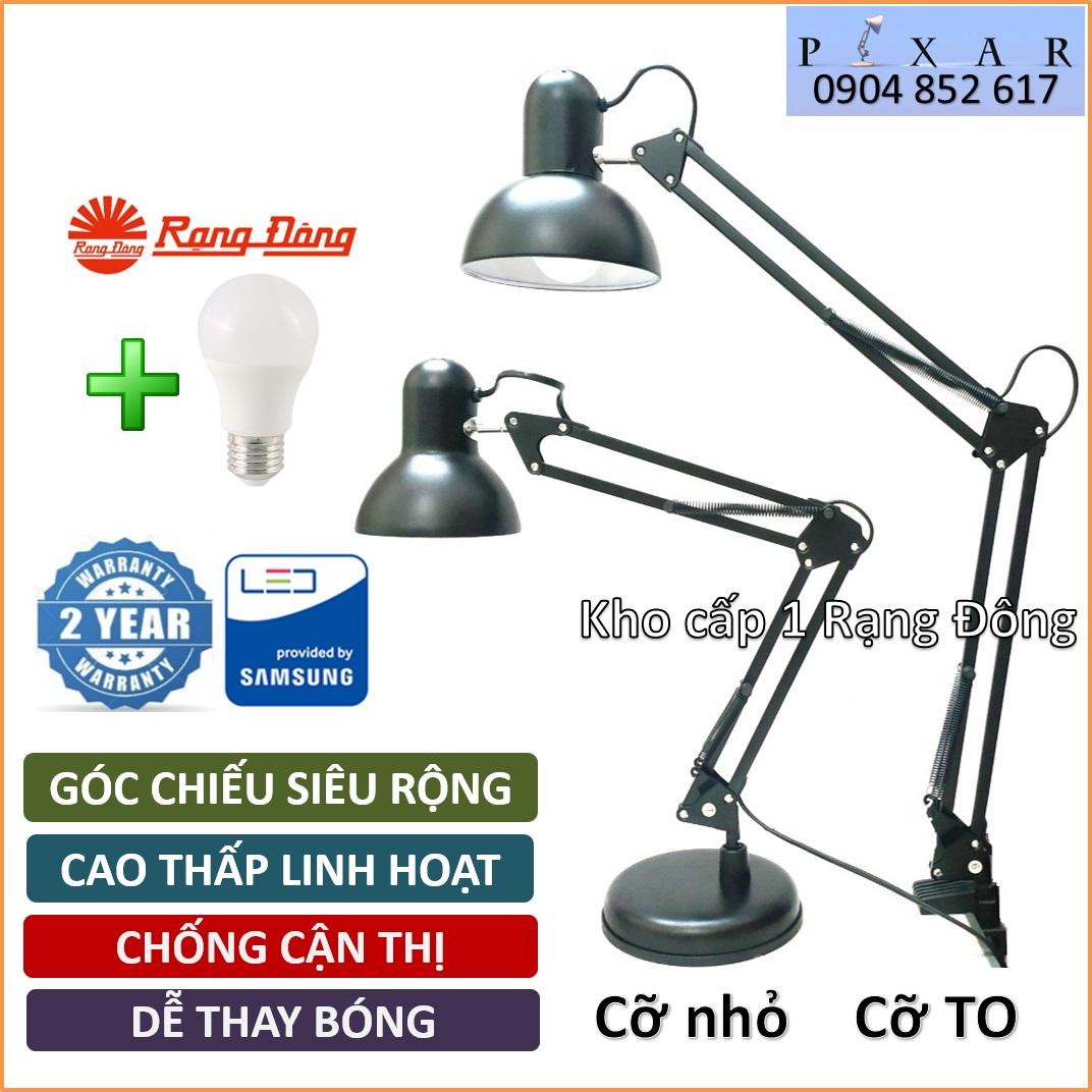 Đèn học kẹp bàn Pixar bóng LED Rạng Đông LEDChip SAMSUNG Bảo hành 2 năm.