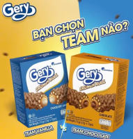 COMBO 21 HỘP BÁNH CUỘN PHỦ SOCOLA GERY CRUNCH ROLL 299G (Hộp 13 cái x 23g)
