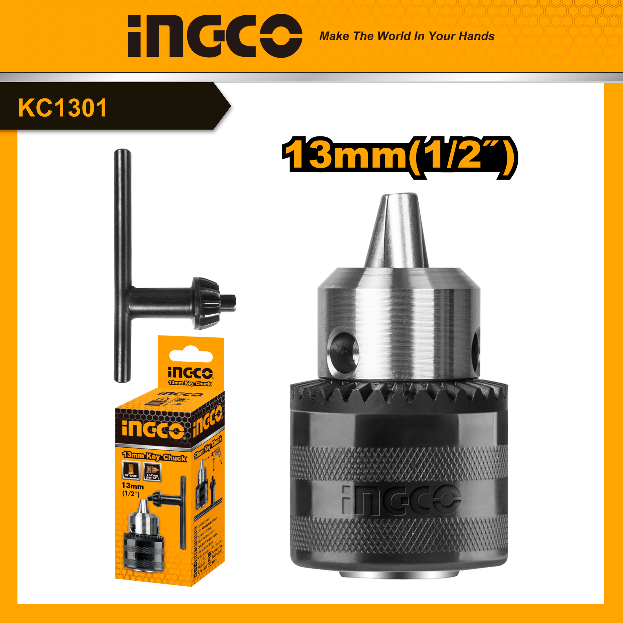 INGCO KC1301 Đầu măng ranh 13mm