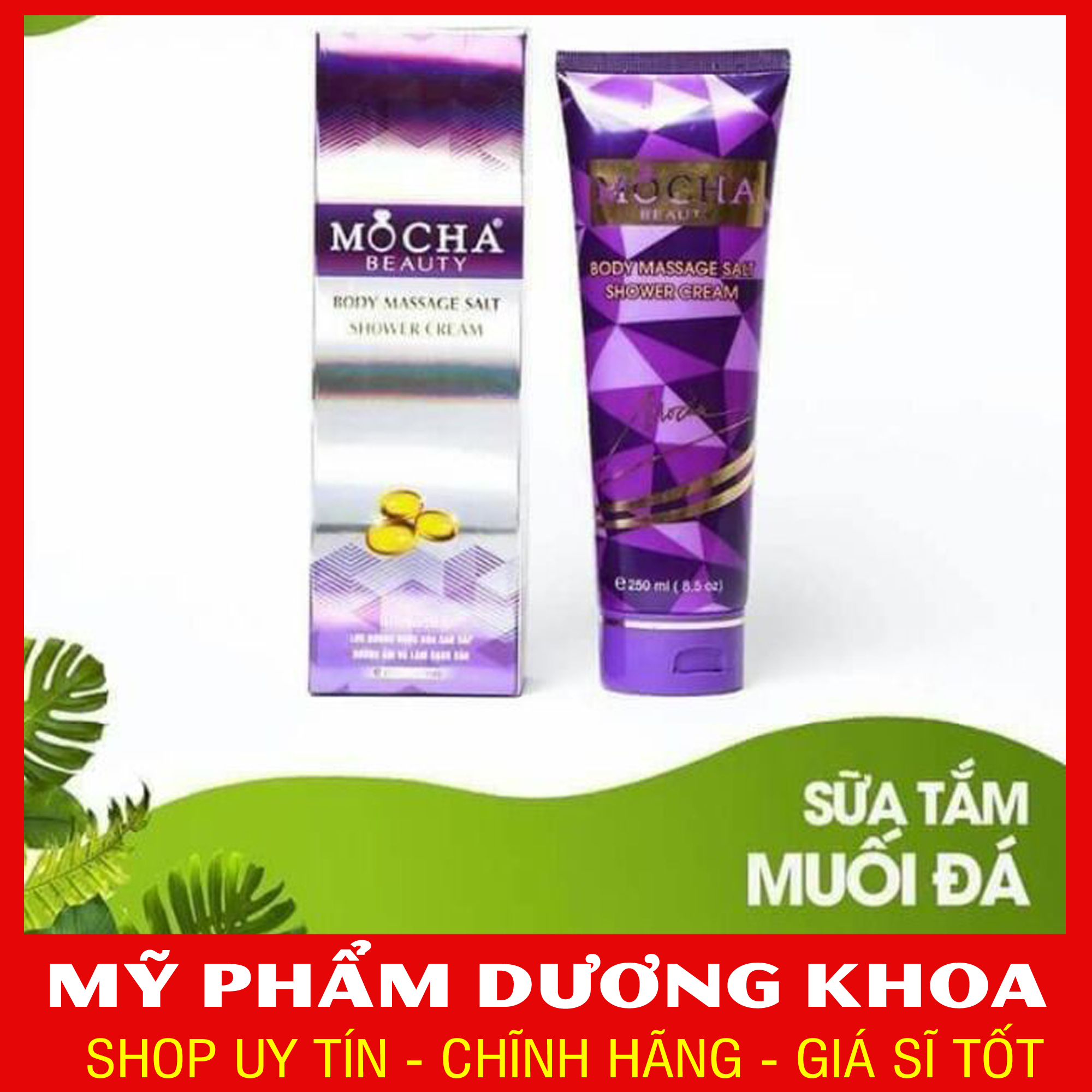 [Hcm]Sữa Tắm Muối Đá Mocha Chính Hãng