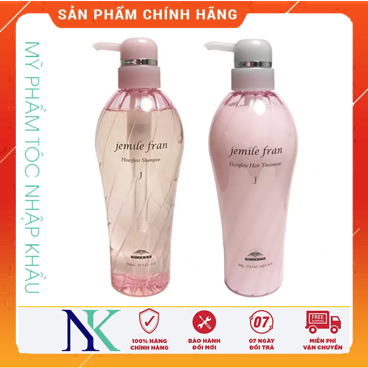 [Hcm]Dầu Gội Xã Milbon Jemile Fran (J) Dành Cho Tóc Sợi To 500Ml