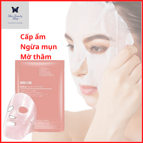 Mặt Nạ Nhau Thai Cừu Nhật Bản Mặt Nạ Collagen Trắng Da Dưỡng Da Và Cấp Ẩm Tự Nhiên - Skin Beauty Shop