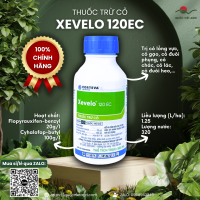 Thuốc trừ cỏ XEVELO 120EC (chai 500ml) - Flopyrauxifen-benzyl 20 g/l + Cyhalofop-butyl 100 g/l CHÍNH HÃNG CORTEVA