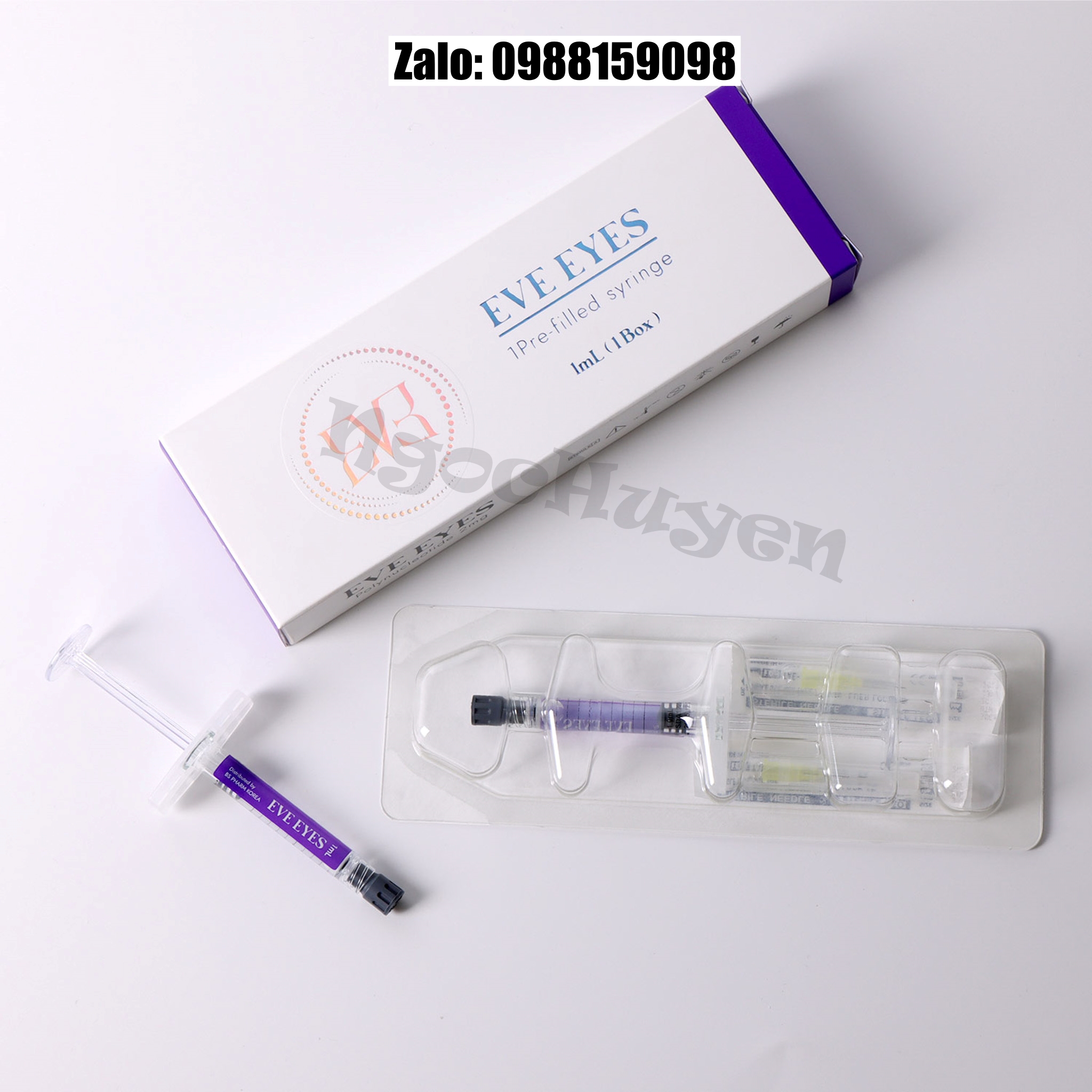 Tan quầng thâm mắt Eve Eyes - 1 hộp 1cc - Filler mắt
