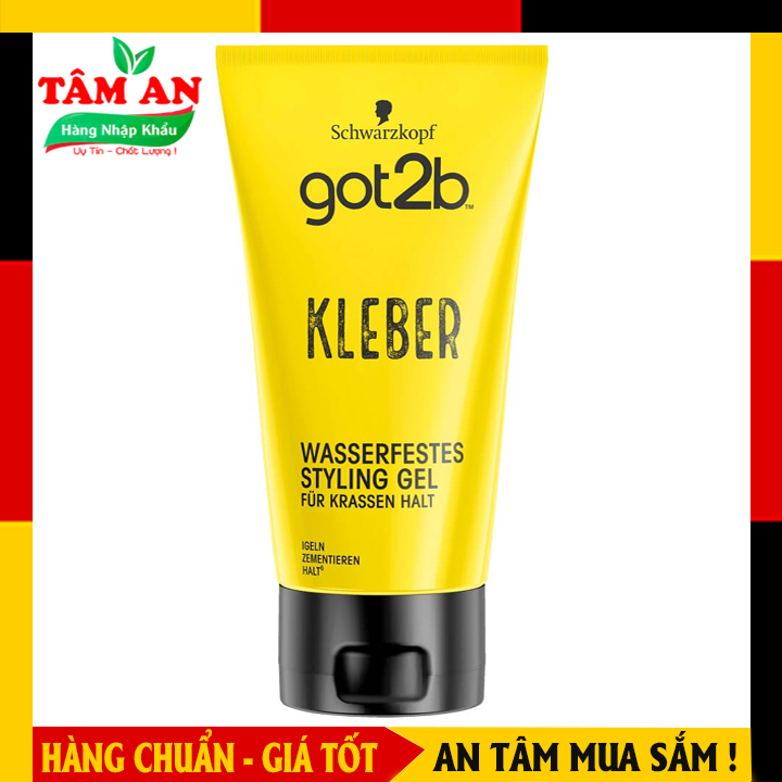 Gel vuốt tóc Got2b Kleber Wasserfest 150 ml
