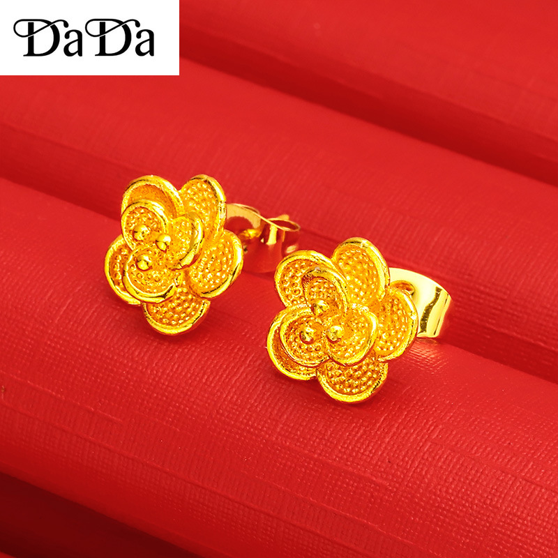 Bông tai vàng thật 18k dành cho mẹ món quà của mẹ