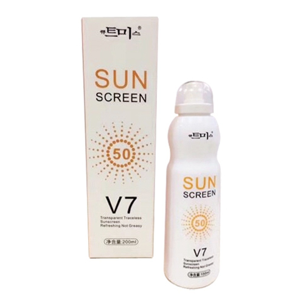 Kem chống nắng dạng xịt Spray Protective V7 Hàn quốc 180ml