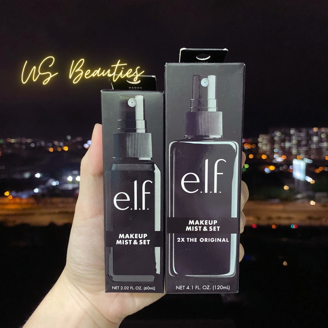 [Hcm]Xịt Giữ Lớp Trang Điểm Elf Makeup Mist And Set 60Ml