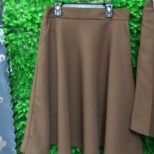 Chân Váy Xòe Dài Có TÚI (BIGSIZE đến 80kg ) Chân Váy Chữ A Lưng Cao Dài Qua Gối-My Fashion Store