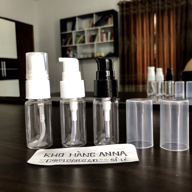 [ Xịt Giọt ] 5 Chai nhựa pet Nâu và chai Trong suốt 100ml / 50ml / 30ml XỊT NHỎ GIỌT – combo 5 Chai nhựa xịt chiết mỹ phẩm  chai chiết nước hoa  đựng nước rửa 