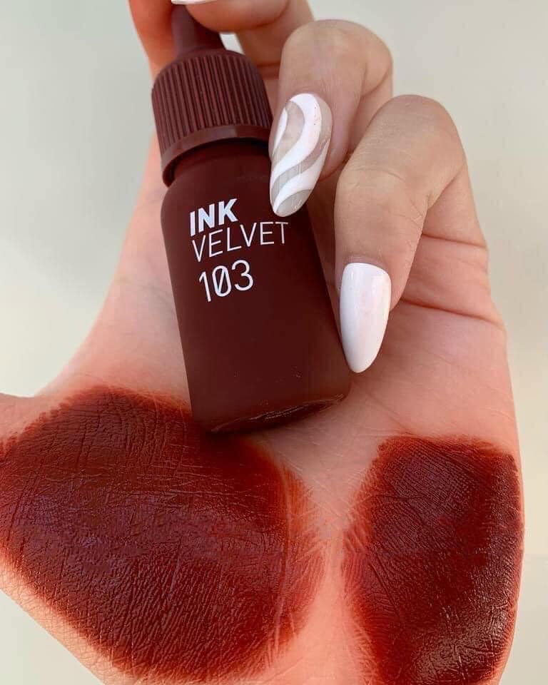 [HCM]Son kem lì Peripera Ink Velvet Lip Tint 4g 101-102-103