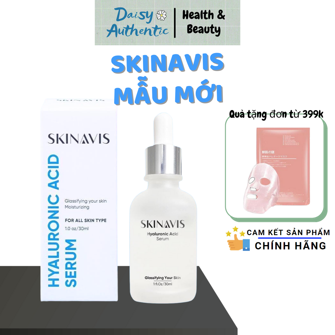 Serum SKINAVIS Tinh Chất Cấp Ẩm Phục Hồi Hyaluronic Acid & Niacinamide + B5