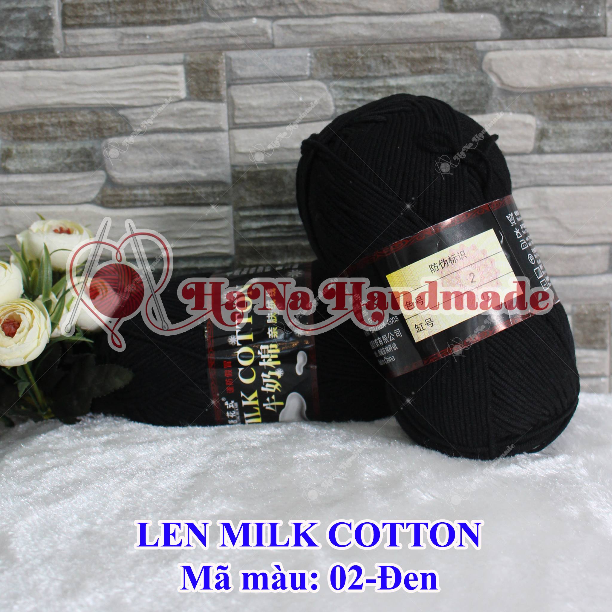 Len Milk Cotton Loại 1 (44k/cuộn/125g)