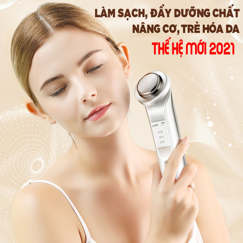 [Hcm]Máy Massage Mặt Đa Chức Năng Cao Cấp Kd9960 - Làm Sạch Sâu Đẩy Dưỡng Chất Nâng Cơ Chăm Sóc Mắt