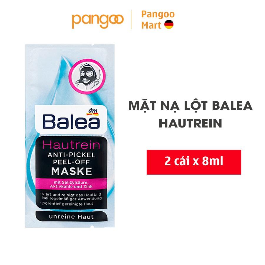 [Hcm]Mặt Nạ Balea Hautrein Anti Pickel Peel Off Dạng Lột