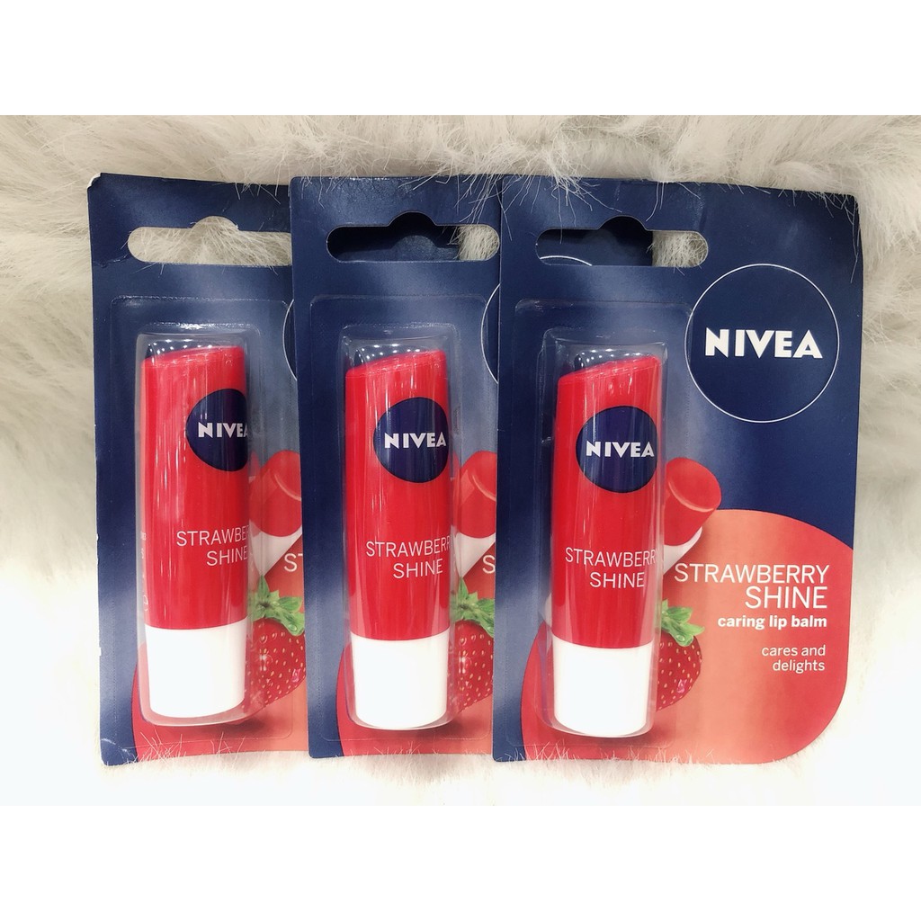 Son Dưỡng Nivea Mùi Dâu 4.8G Sản Phẩm Chất Lượng Đảm Bảo An Toàn Sức Khỏe Người Dùng Cam Kết Cung Cấp Mặt Hàng Đang Được Săn Đón Trên Thị Trường