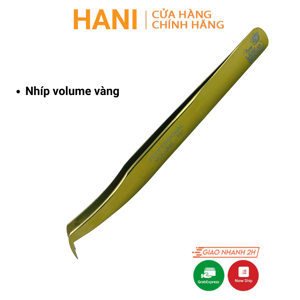 [Hcm]Nhíp Nối Mi Volume Thần Thánh Mũi Mài Thủ Công Tạo Fan Dễ Dàng - Hani Beauty