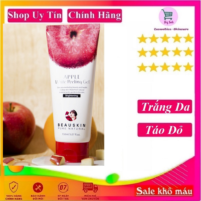 Tẩy Da Chết Tế Bào Chết Táo Đỏ Beauskin Hàn Quốc Cao Cấp Loại Bỏ Da Già Da Chết Tái Tạo Dưỡng Trắng Da - Hàng Chính Hãng