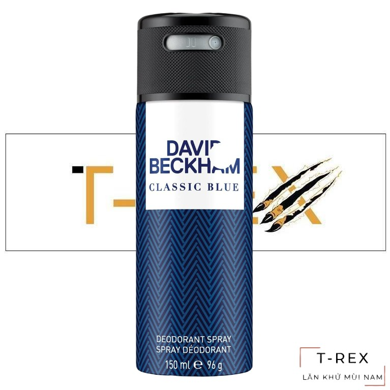 [Hcm]Xịt Khử Nam Hương Nước Hoa David Beckham Classic Blue 150Ml