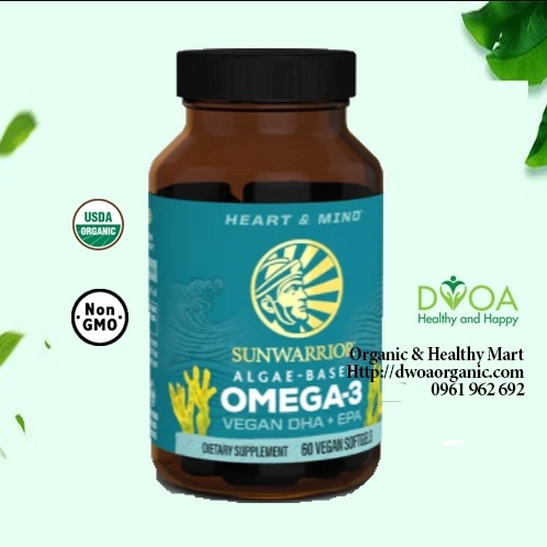 Omega 3 từ tảo Sunwarrior Vegan DHA và EPA