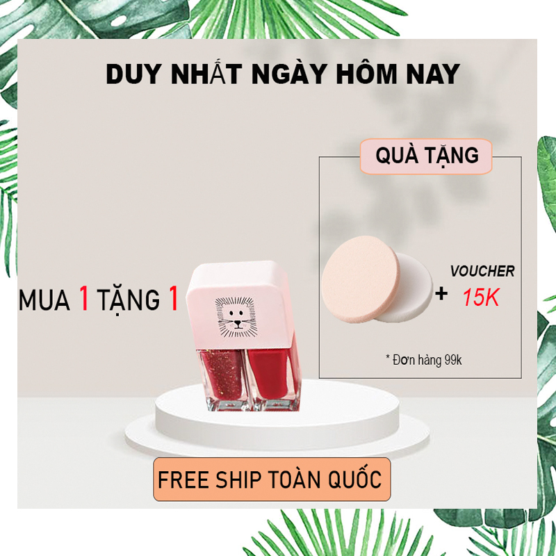 Sơn Móng Tay Set 2 Trong 1 Lọ (Khuyến Mãi 3 Ngày) Cực Cute Siêu Sang Chảnh (Bảo Hành 1 Đổi 1) Freeship Toàn Quốc