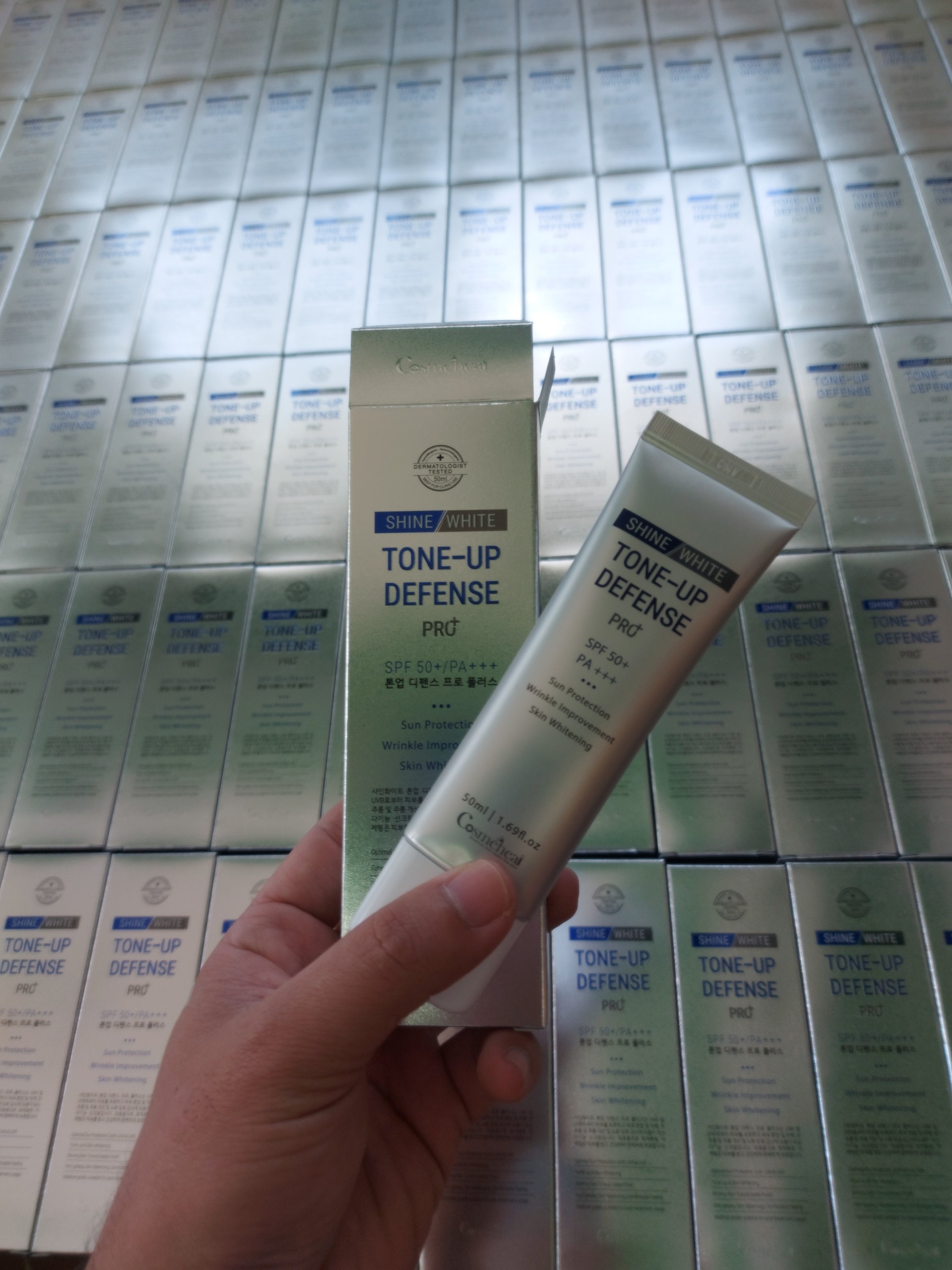 [HCM]Kem Chống Nắng COSMEHEAL Shine White Tone Up Defense Pro+(50ml) SPF 50 PA+++ Dưỡng Trắng Chống Nắng Cấp Ẩm Da Hàn Quốc