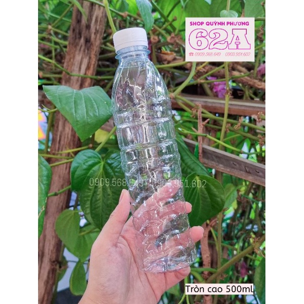 10 chai Nhựa 370ml / 450ml dùng đựng nước uống trà sữa nước sâm...