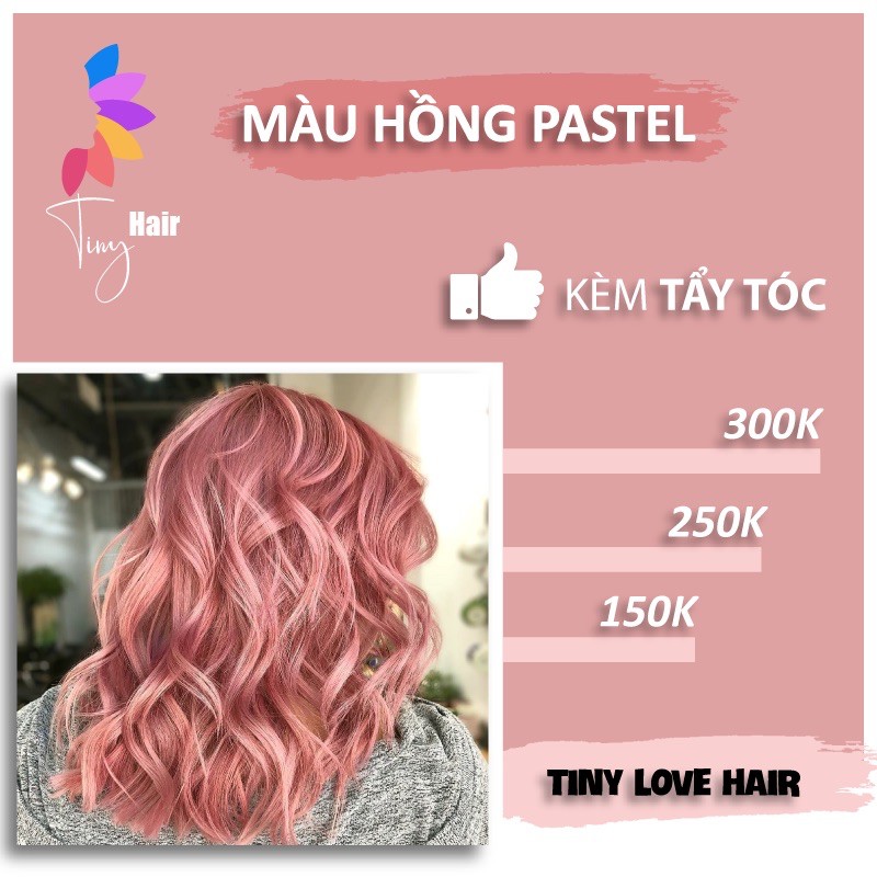 Thuốc Nhuộm Tóc Màu Hồng Khói Pastel