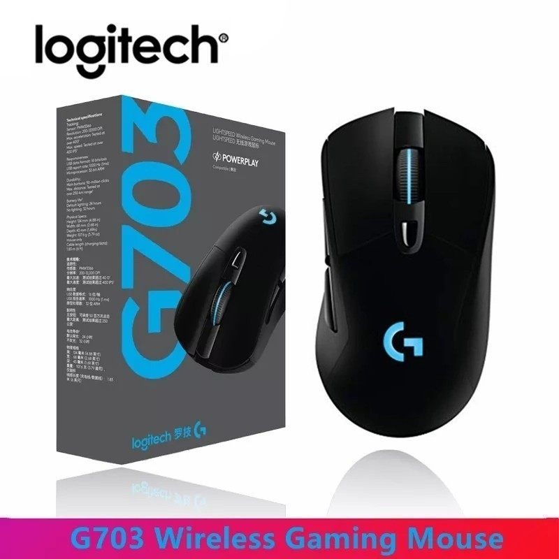Chuột Không Dây Logitech G703- G304 Lightspeed Chính Hãng – Cảm Biến HERO 25K Sạc Nhanh Hỗ Trợ Power