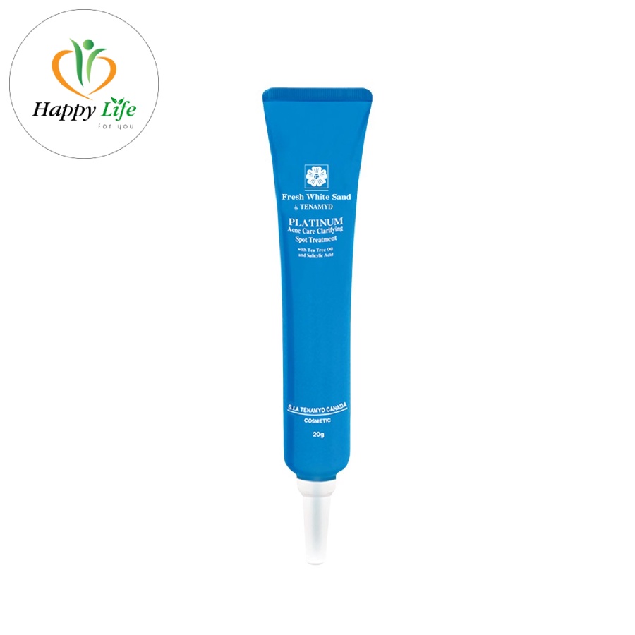 Kem thoa trên nốt mụn Tenamyd Canada - Platinum Acne Care Clarifying Spot Treatment 20g