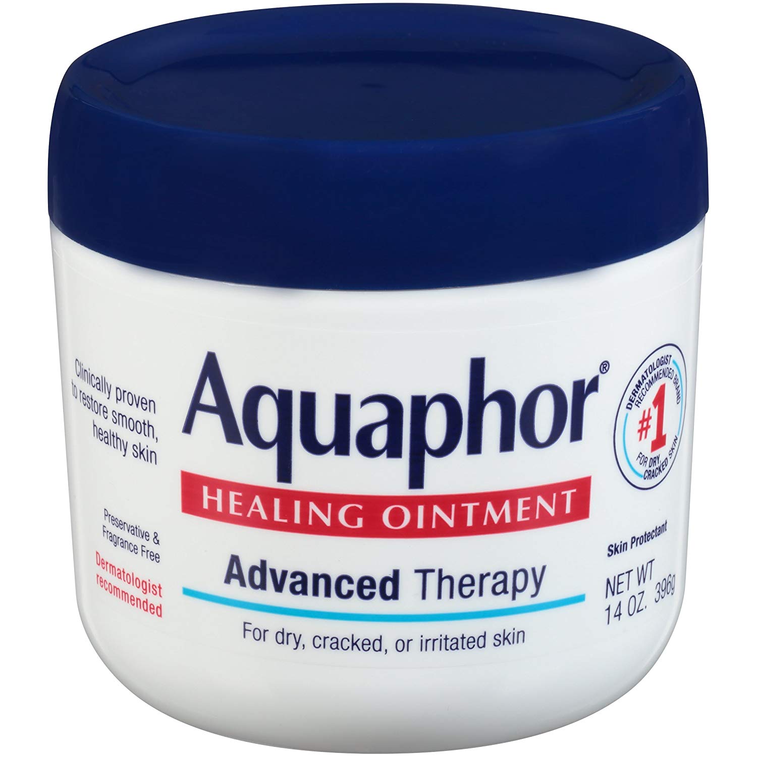 Kem Dưỡng Ẩm Dành Cho Da Khô Nứt Nẻ Aquaphor Advanced Therapy Healing Ointment Skin Protectant 396G (Mỹ)