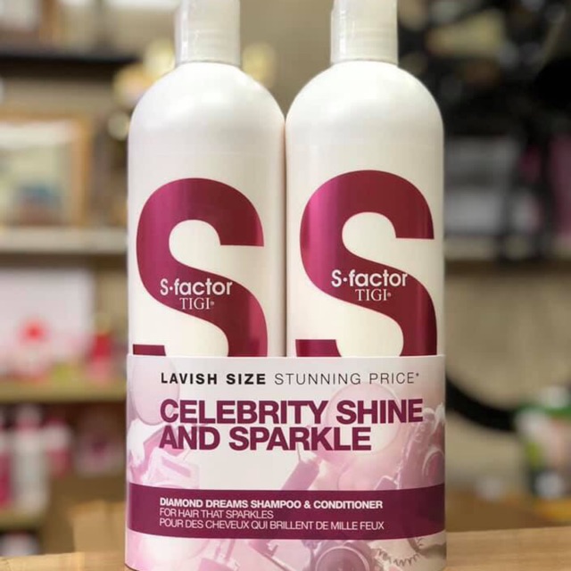 Cặp gội xả Tigi trắng S Factor True Lasting Colour 750ml
