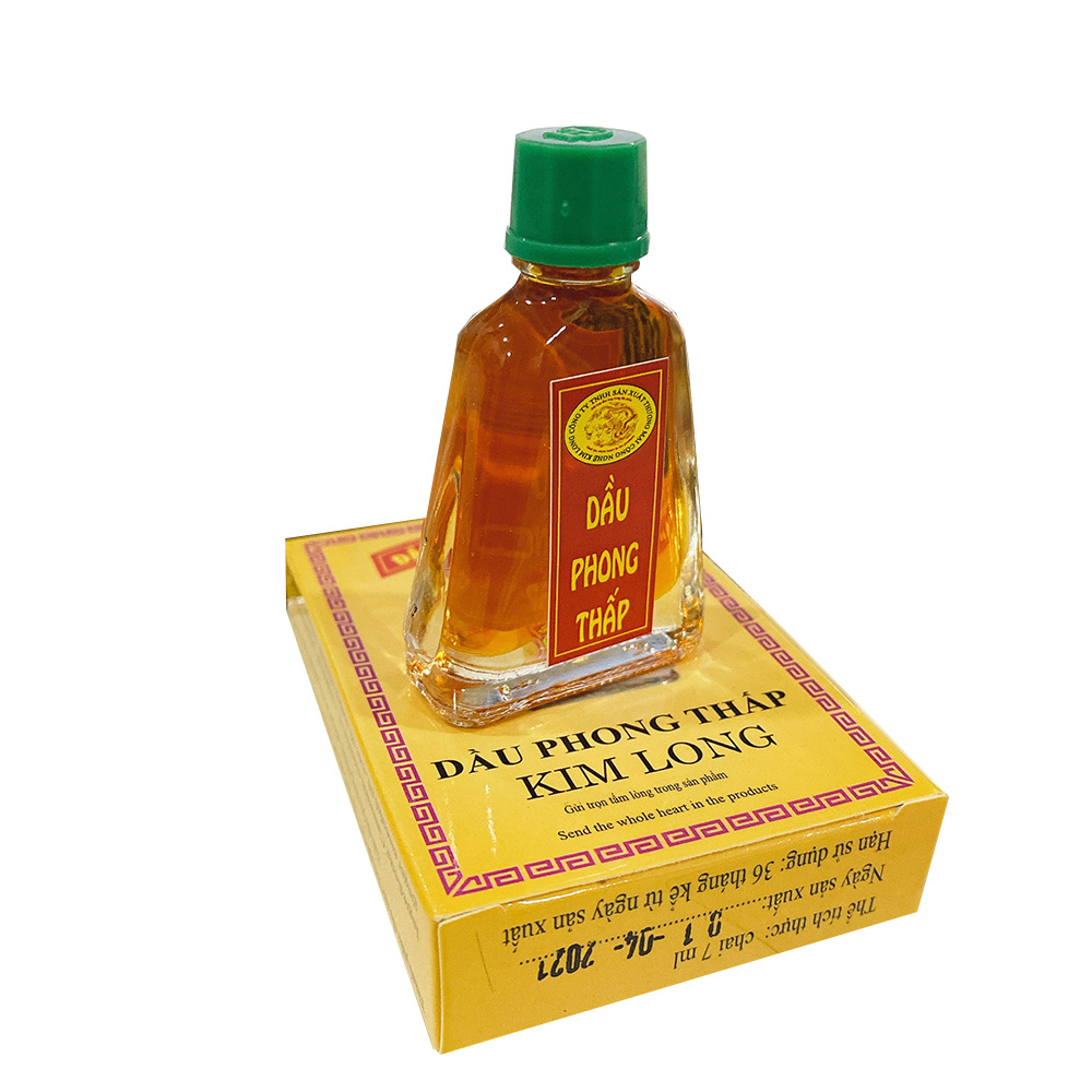[HCM][ GIẢM BỚT CƠN ĐAU XƯƠNG KHỚP ] Chai 7ml Dầu Phong Thấp Công ty Kim Long (Date: 24 tháng)