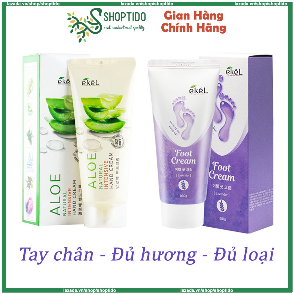 Kem Dưỡng Da Tay - Chân Ekel Chiết Xuất Từ Thiên Nhiên Mềm Da 100Ml Shoptido