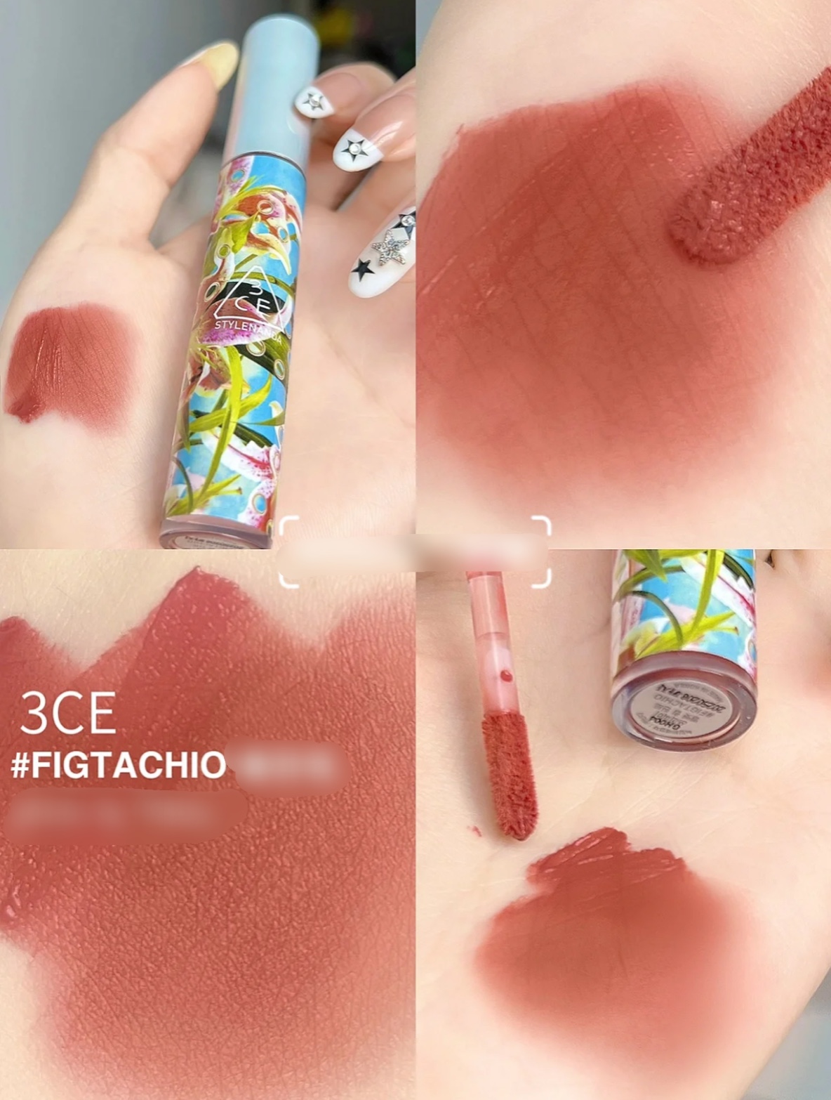 [3CE X Toiletpaper] Son Kem 3CE Velvet Lip Tint (Taupe - Figtachio - Dusky Pink)