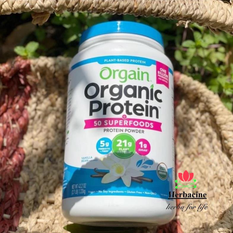 Bột Uống + Làm Bánh Pha Sữa Protein Orgain organic 122kg của Mỹ