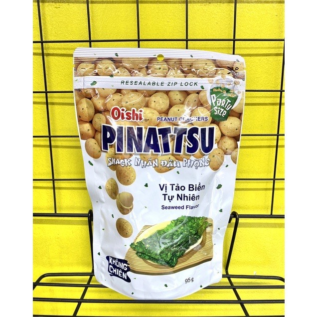 Snack nhân đậu phộng Pinattsu Oishi gói 85g