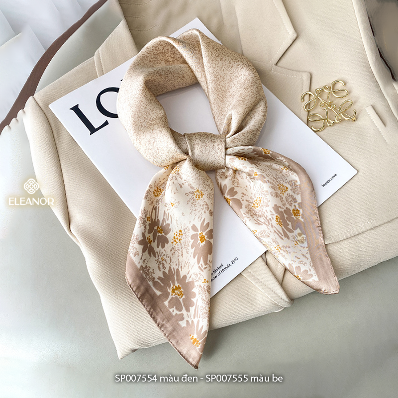 Khăn quàng cổ bandana 70 x 70cm Eleanor Accessories khăn turban phụ kiện thời trang 5356