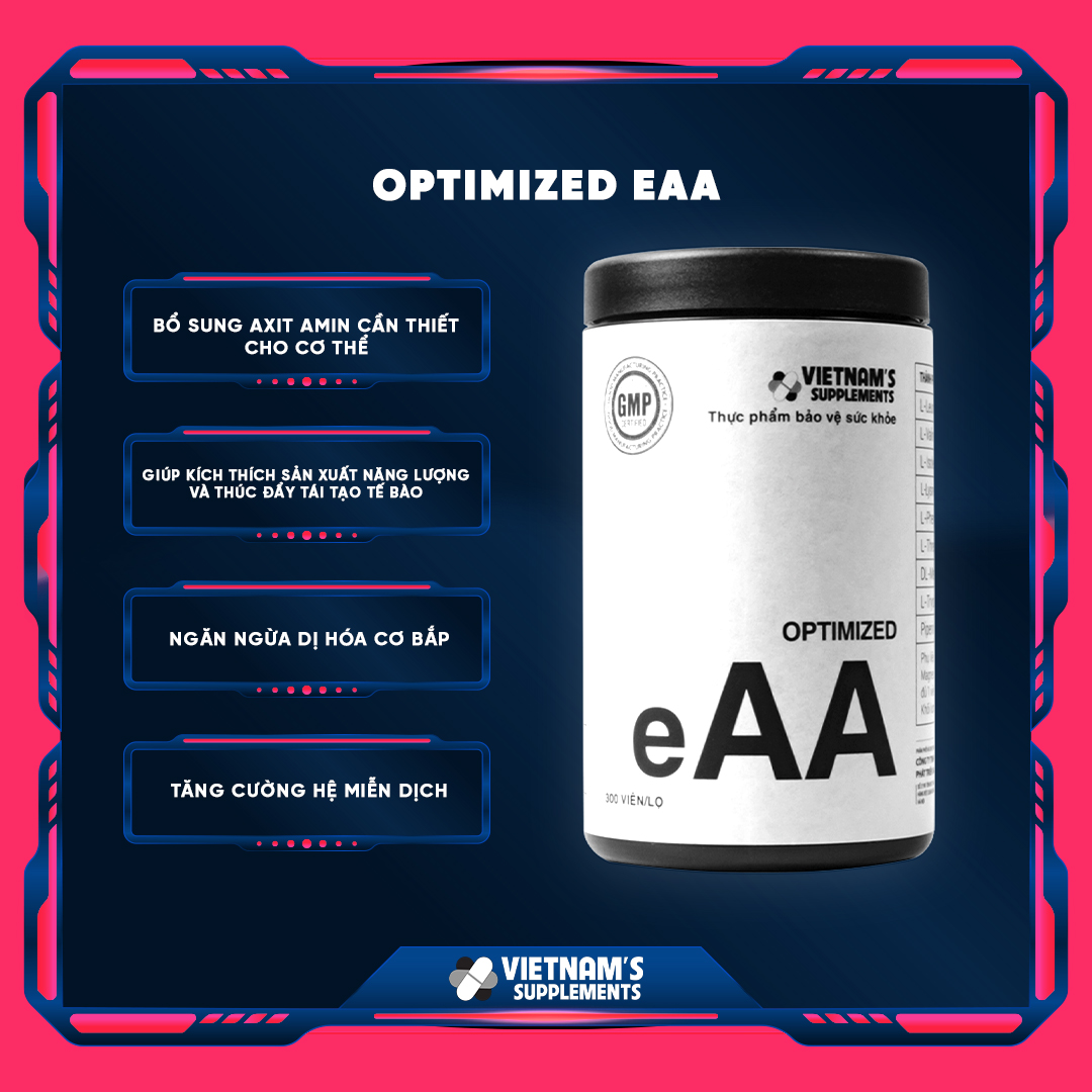 [THỰC PHẨM BẢO VỆ SỨC KHOẺ] Optimized EAA - Bổ sung amino acid