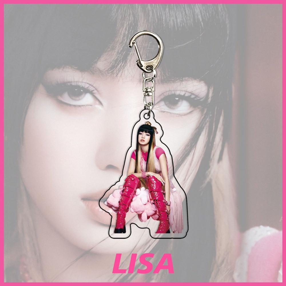 Móc Khóa Hình Nhóm Nhạc BLACKPINK Xinh Xắn
