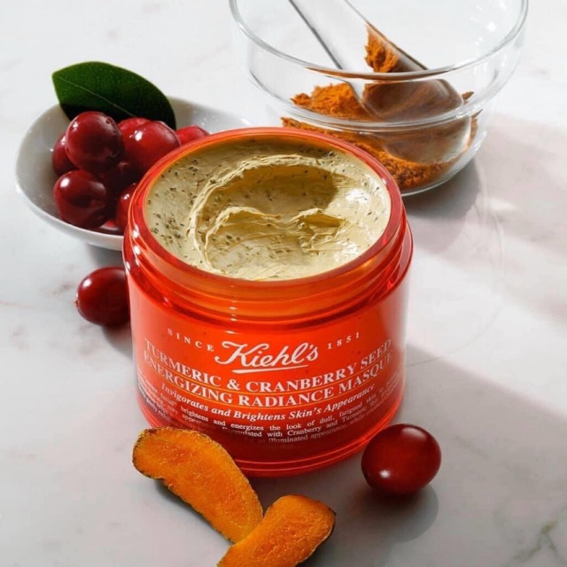 Mặt Nạ Nghệ Kiehl’s (Mask Nghệ Việt Quất Kiehls) Ngăn Ngừa Và Giảm Thâm Dưỡng Trắng Turmeric & Cranberry Seed Masque