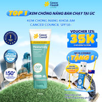 Kem chống nắng Cancer Council Moisturising Sunscreen SPF50+ 110mL hỗ trợ khoá ẩm giúp bảo vệ da khỏi tác hại từ tia UVA UVB và ánh nắng mặt trời